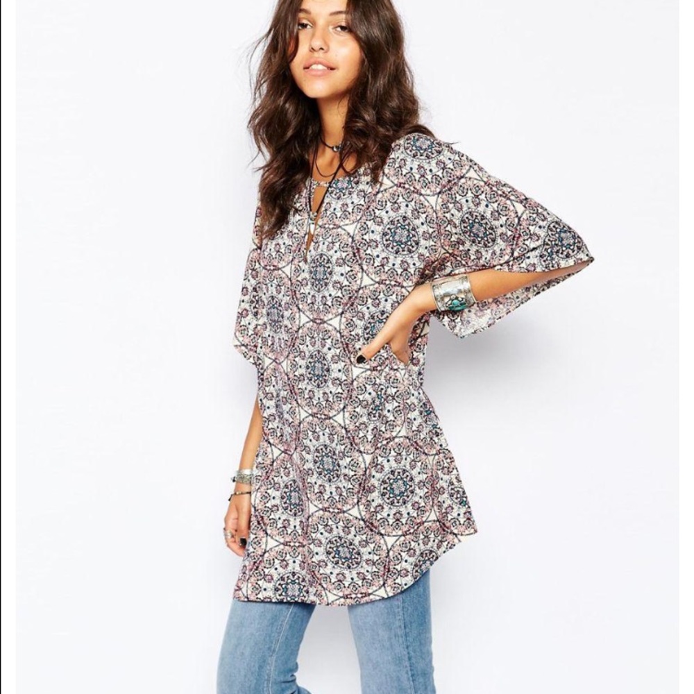 *SOLD* ASOS reclaimed vintage oversized dashiki top